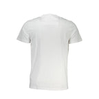 Cavalli Class White Cotton Men T-Shirt