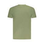 Cavalli Class Green Cotton Men T-Shirt