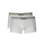 Aeronautica Militare White Cotton Men Boxer
