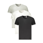 Calvin Klein Gray Cotton Men T-Shirt