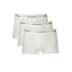Calvin Klein White Cotton Men Boxer