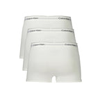 Calvin Klein White Cotton Men Boxer