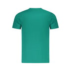 Cavalli Class Green Cotton Men T-Shirt