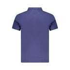 Cavalli Class Blue Cotton Men Polo Shirt