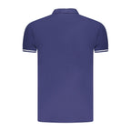 Cavalli Class Blue Cotton Men Polo Shirt