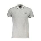 Cavalli Class Brown Cotton Men Polo Shirt