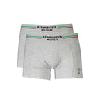 Aeronautica Militare Brown Cotton Men Boxer