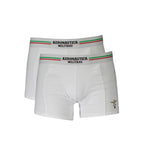 Aeronautica Militare White Cotton Men Boxer