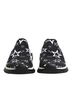 Dolce & Gabbana Black White Sorrento Low Top Sneakers Shoes