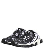 Dolce & Gabbana Black White Sorrento Low Top Sneakers Shoes
