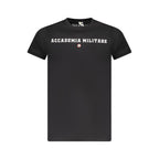 Accademia Militare Black Cotton T-Shirt
