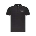 Accademia Militare Black Cotton Polo Shirt
