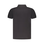 Accademia Militare Black Cotton Polo Shirt