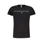 Accademia Militare Black Cotton T-Shirt