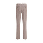 Brunello Cucinelli Gray Cotton Casual Pants