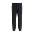 Brunello Cucinelli Black Cotton Joggers (Workout Pants)