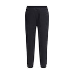 Brunello Cucinelli Black Cotton Joggers (Workout Pants)