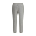 Brunello Cucinelli Gray Cotton Joggers (Workout Pants)