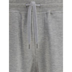 Brunello Cucinelli Gray Cotton Joggers (Workout Pants)