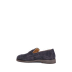 Brunello Cucinelli Blue Rubber Slip-On Loafers