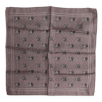 Dolce & Gabbana Brown Animal Print Square Foulard Scarf