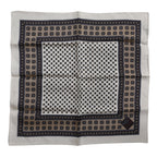 Dolce & Gabbana Multicolor Patterned Square Men Foulard Scarf