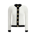 Balmain Contrast trim Cardigan