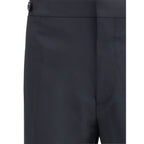 Dsquared² Black Fleece Wool Two-Piece Suit