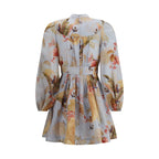 Zimmermann Multicolor Linen Casual Dress