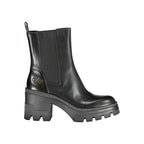 Calvin Klein Black Leather Women Boot