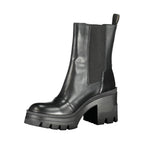 Calvin Klein Black Leather Women Boot