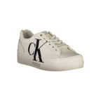 Calvin Klein White Polyester Sneaker