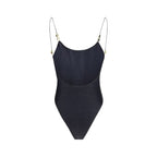 Oséree Black Polyamide One-Piece Swimsuit