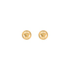 Versace Gold Brass Earrings