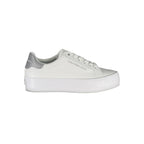Calvin Klein White Polyester Sneaker
