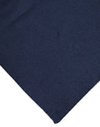 Dolce & Gabbana Dark Blue Silk Square Men Foulard Scarf
