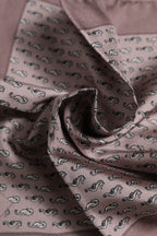 Dolce & Gabbana Brown Sea Horse Silk Square Foulard Scarf