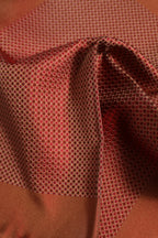 Dolce & Gabbana Orange Silk Square Men Foulard Scarf