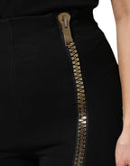 Dolce & Gabbana Black High Waist Skinny Pants