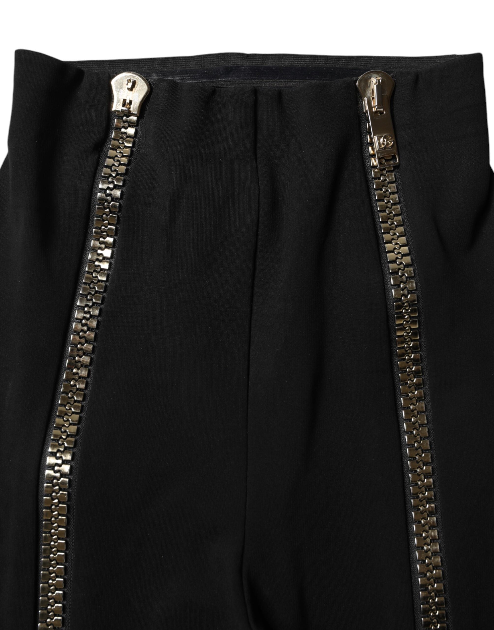 Dolce & Gabbana Black High Waist Skinny Pants
