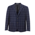 Malo Blue Wool Blazer