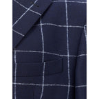 Malo Blue Wool Blazer