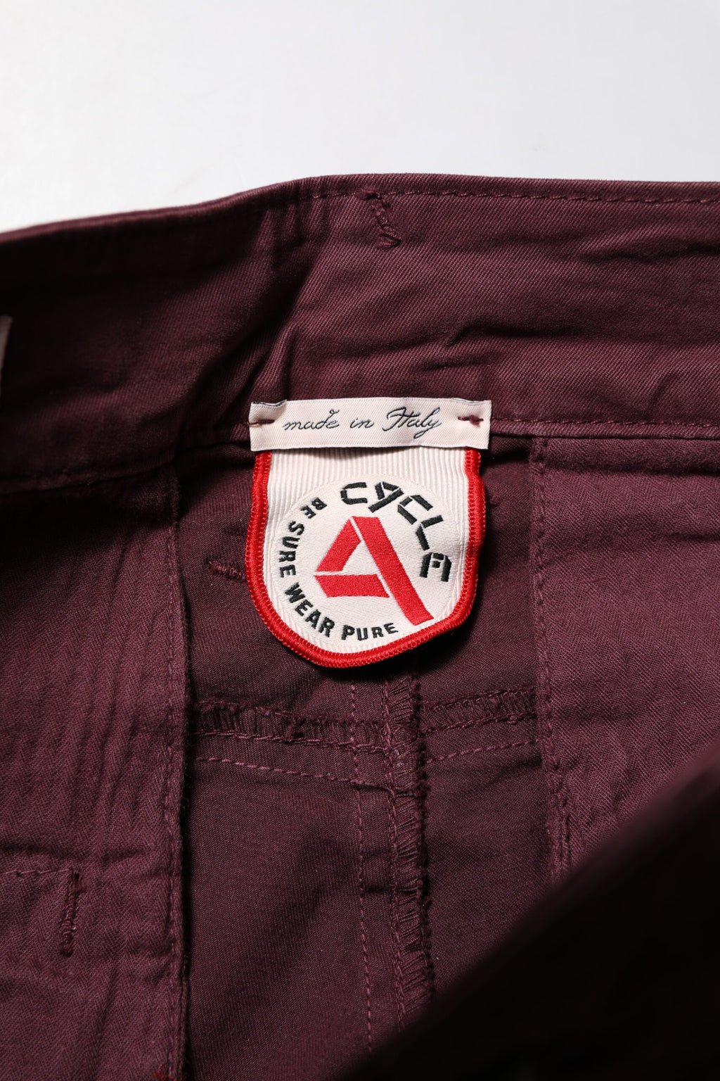 CYCLE Maroon Cotton Stretch Skinny Fit Men Denim Jeans