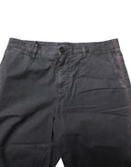Dolce & Gabbana Dark Gray Cotton Stretch Denim Bermuda Shorts