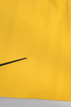 Dolce & Gabbana Yellow One Shoulder Side Slit Sheath Dress