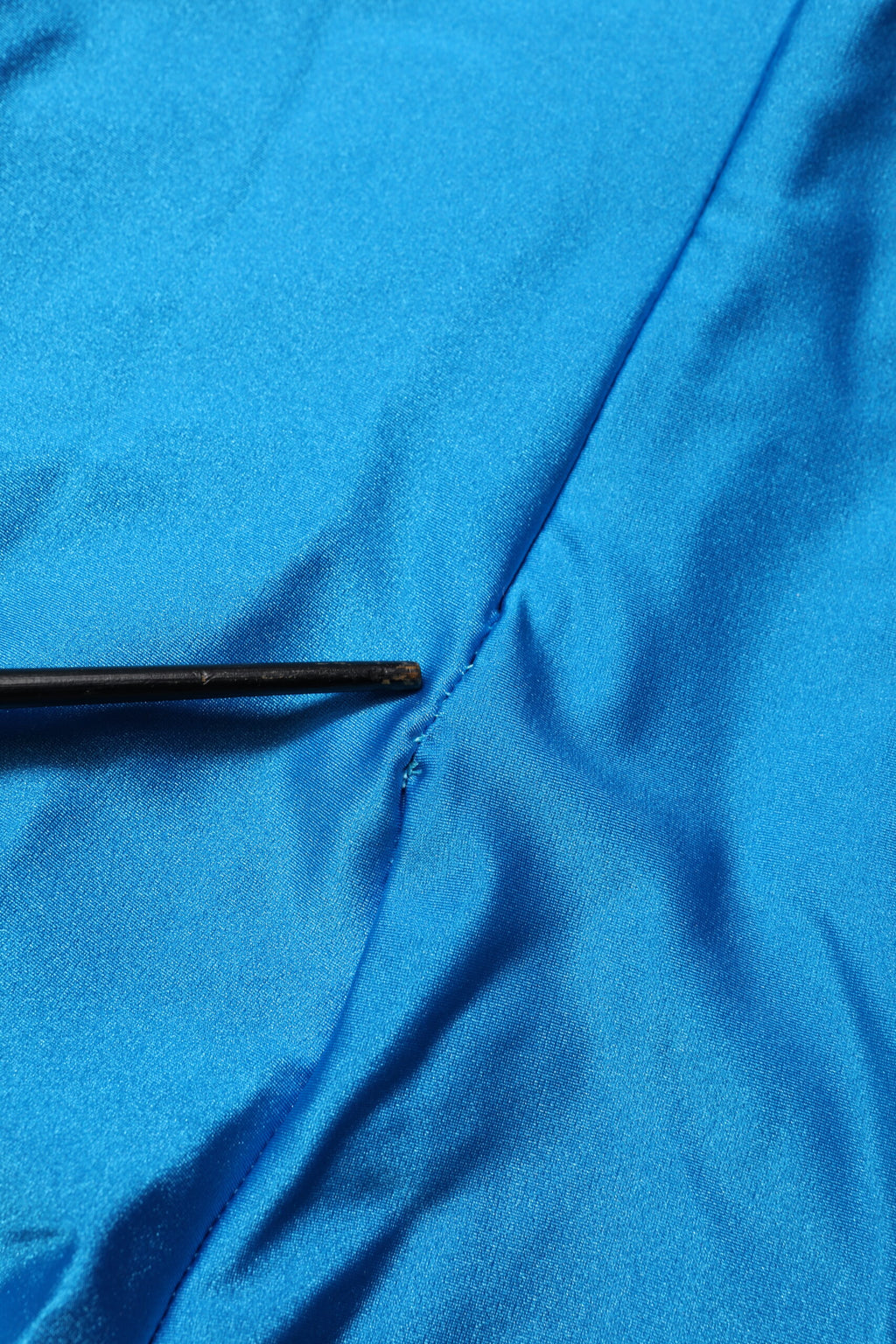 Dolce & Gabbana Blue Nylon Turtleneck Bodycon Jumpsuit Dress