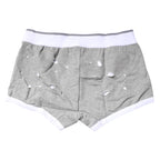 Dolce & Gabbana Gray Cotton Stretch Regular Boxer Underwear