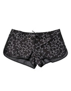 Dolce & Gabbana Black Star Print Beachwear Shorts Swimwear