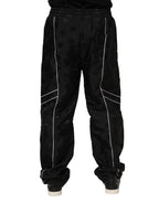 Dolce & Gabbana Black Cotton Straight Jogger Sweatpants Pants