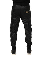 Dolce & Gabbana Black Cotton Cargo Men Jogger Pants